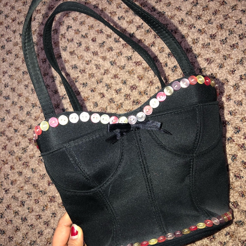 Sonoma Black Corset Purse